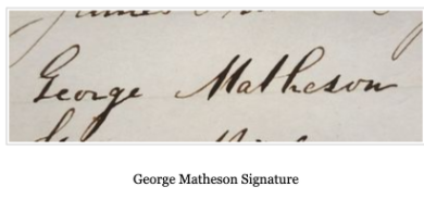 george signature