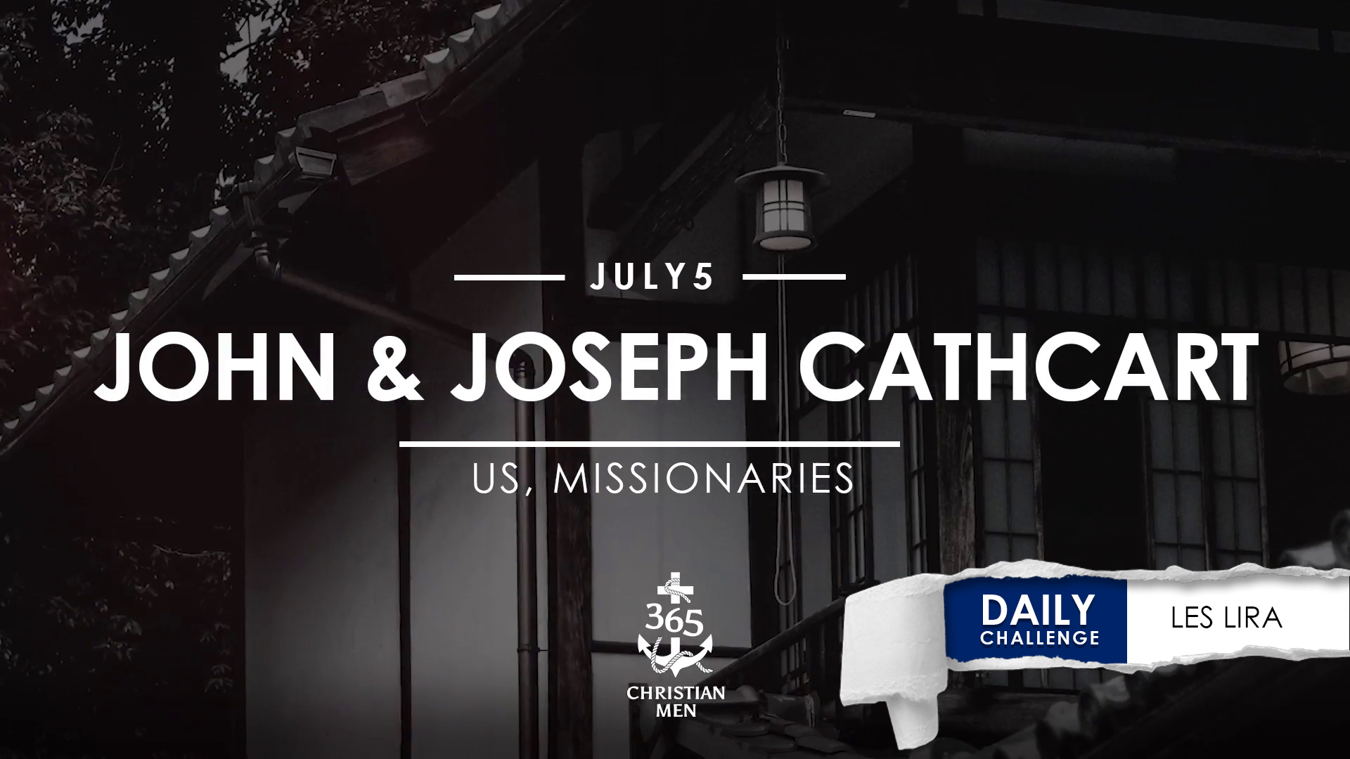 John and Joseph Cathcart, US, Missionaries