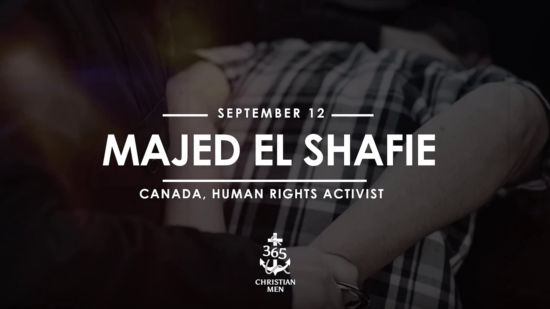 Majed El Shafie, Canada, Human Rights Activist