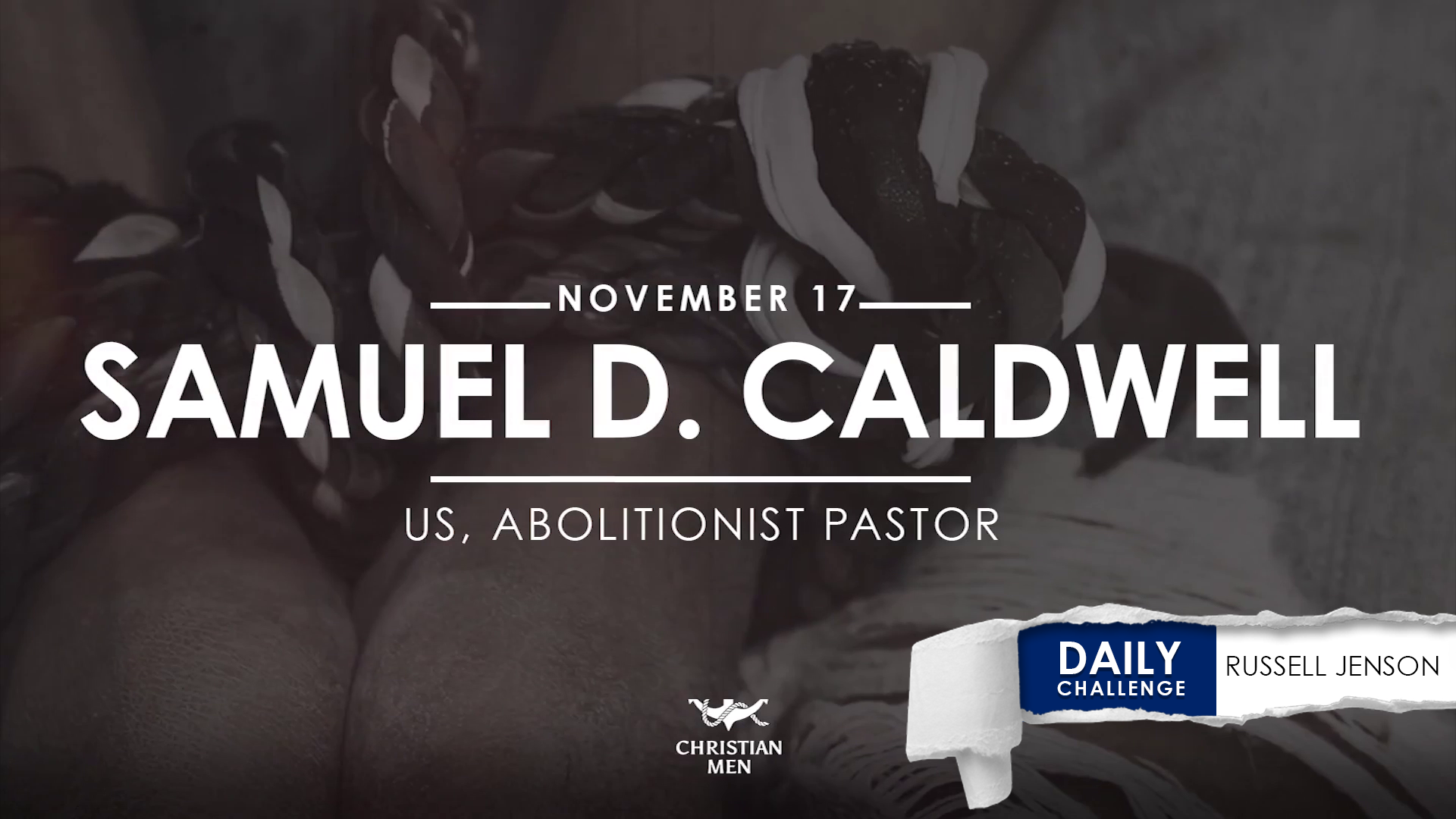 Samuel D Caldwell, US, Abolitionist Pastor