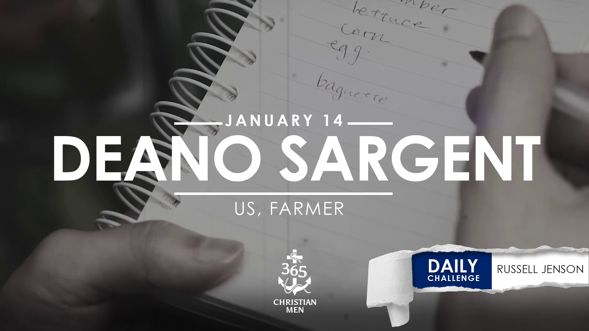 Deano Sargent, US Farmer